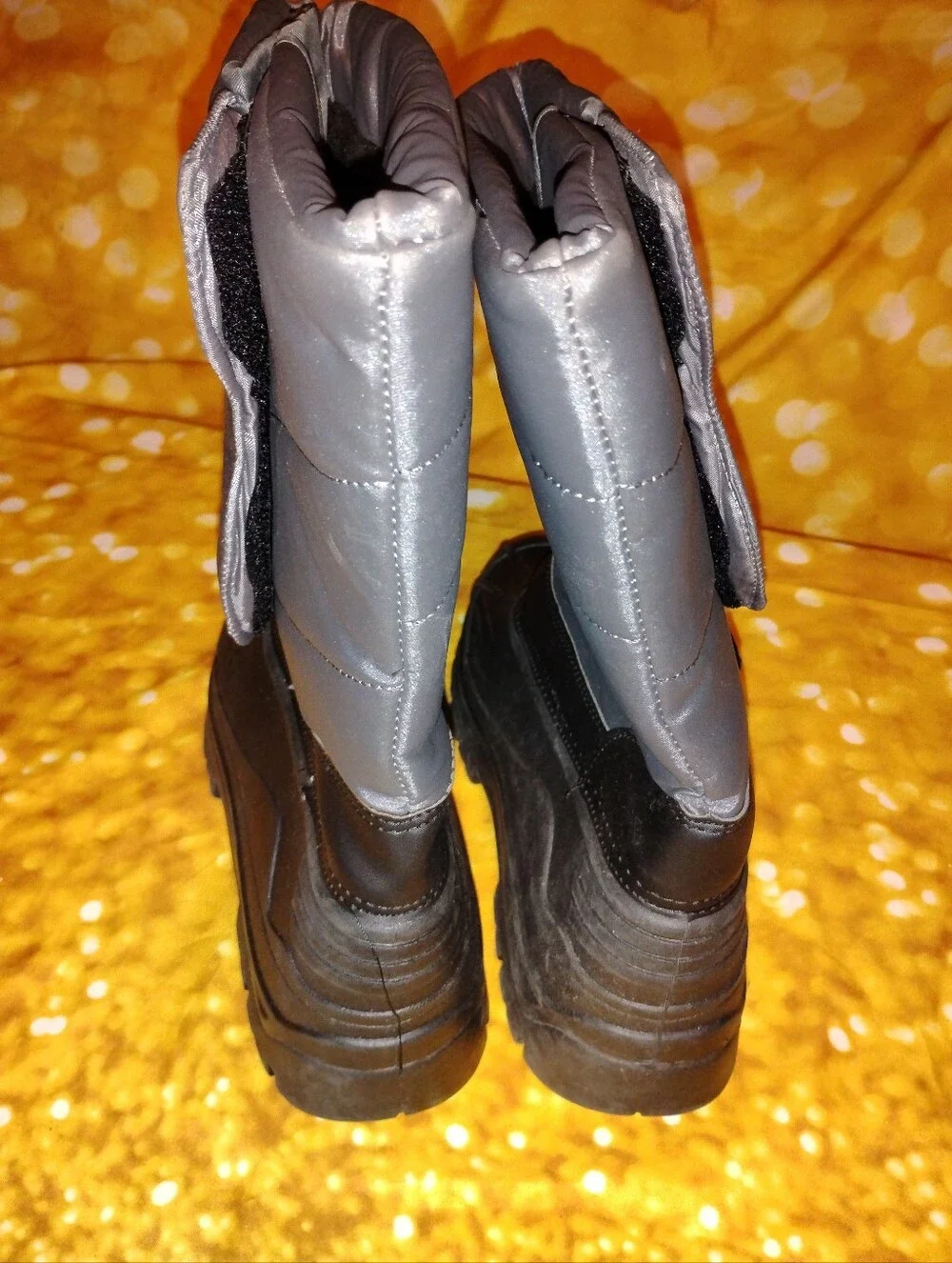NEW! Women’s Black & Gray Winter Snow Boots. NEVER WORN.
